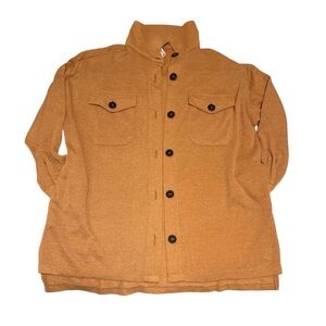 ZENANA OUTFITTERS Oversized Sunset Orange Shacket - Women’s M (8-10) NWOT